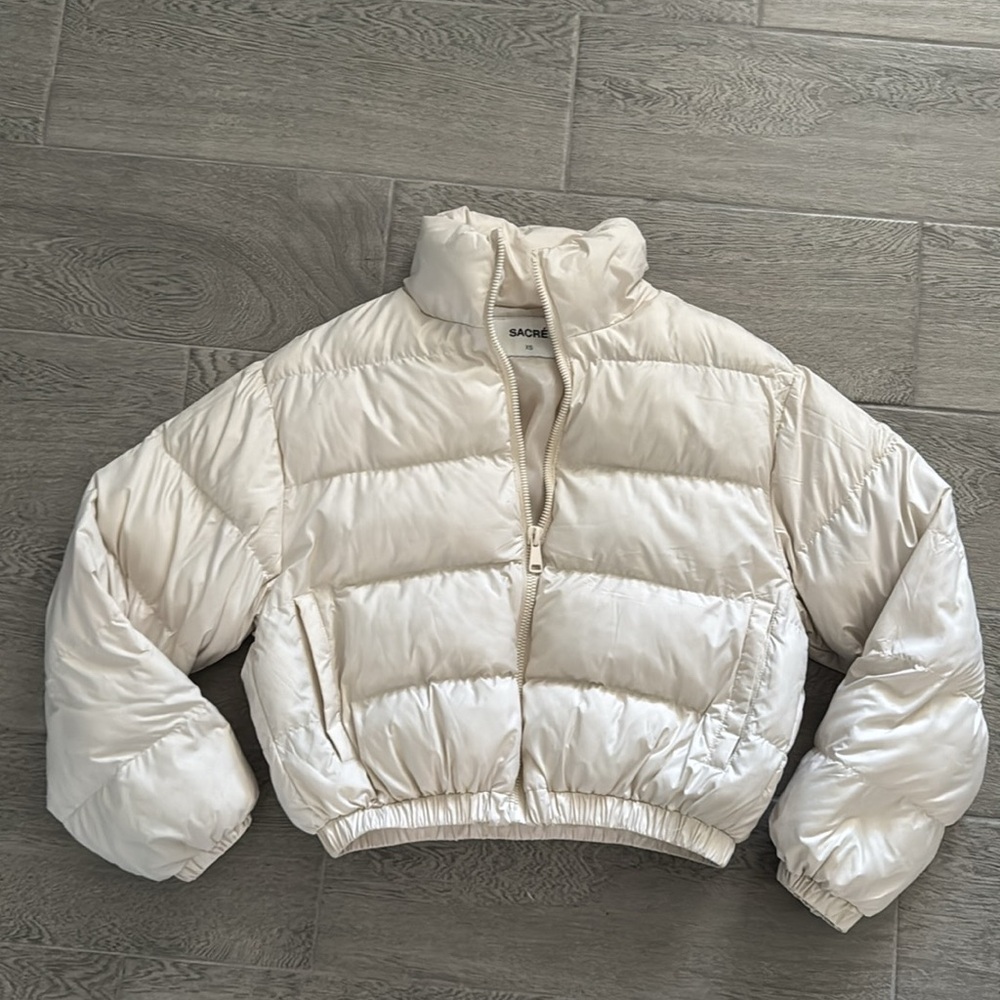 Cream Puffer Jacket